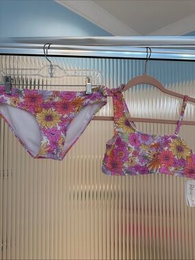 Raisins Floral Bikini Bottoms in Pink, Yellow, Orange